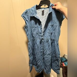 Arizona Jean Company Light Blue Denim Mini Dress